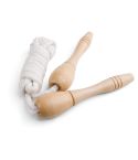 JUMPI, Springseil mit Holzgriffen, Natürliches Licht, 98031-150