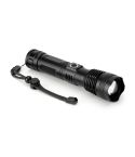 YVIAN, Rechargeable 10 W torch made from aluminium (100% rAL), Black, 98163-103