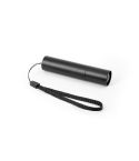 BRUCE, Rechargeable flashlight made from recycled aluminum (100% rAL) with 30 mm extendable tip, Black, 98164-103