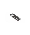 SCREWY, Stainless steel multifunction card with 8 functions, Black, 98165-103