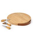 Duchamp Board Bamboo with Cheese Utensils, Natural, ABD002-160