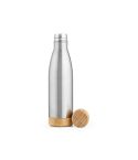 Bottiglia Rio Grande rSS e bambù 530ml. Doppia parete e a prova di perdita, argento, ABT016-107