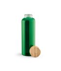Indus Flasche aus Borosilikatglas mit Bambusdeckel 510 ml, dicht, ABT024