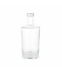 Adige 750 Glass Bottle 780ml. Silver lid, transparentan, ABT052-110