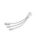 Lavoisier 3-in1 cable rPVC. 10W. With Keyring, ACB012