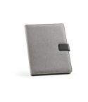 Cartella Tolstoy A4 rPET. Blocco notes 64 fogli FSC® e chiusura rPU, AFD001
