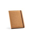 Kafka A5 Ordner Kork. 64 FSC® Blatt Notizblock und elastischer Verschluss, natürlich, AFD008-160