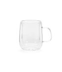 Elbe 450 Mug Borosilicate Glass 440ml, Transparent, AMG011-110