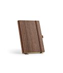 Steinbeck A5 zvezek s platnico Woodgrain. 70 gsm FSC® 196 strani, Temno rjava, ANT009-121