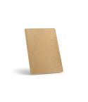 Fitzgerald A5 Notizbuch Coconut Husk. 80gsm recycelt 196 Seiten, Hellbraun, ANT024-111