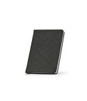 Wilde A5 bilježnica tvrdi uvez rPU. 80gsm FSC® 196 stranica, crno, ANT031-103