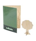 SendCraft, cartolina puzzle personalizzata, albero, bianco, AP715048-D