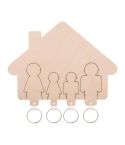 Homey Plus, portachiavi da parete, naturale, AP716481