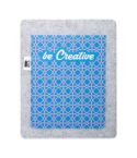 CreaFelt Tablet, supporto tablet personalizzato, Bianco / Grigio, AP716656