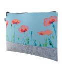 CreaFelt Beauty L, po meri kozmetična torbica, belo / sive, AP716714
