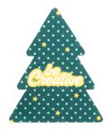 CreaClean Xmas, individuelle Weihnachtsbrillen-Reinigungstücher, Weiß, AP716793