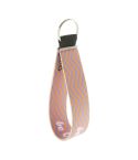 Strappy, personalisierter RPET-Schlüsselanhänger, Weiß, AP716901