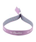 SuboWrist Alloy, individuelles RPET Festivalarmband, Weiß, AP716902