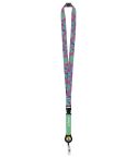 Subyard YoYo B Safe, po meri sublimacijski trak za okoli vratu, bela, AP718365