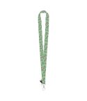 Subyard A RPET, maßgeschneiderte Sublimations-Lanyard, Weiß, AP718955