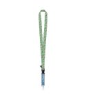 Subyard C RPET, portachiavi personalizzato con sublimazione, bianco, AP718963