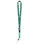 Subyard D Safe RPET, custom sublimation lanyard, white, AP718968