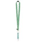 Subyard Drink Safe RPET, custom sublimation lanyard, white, AP718978