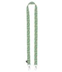Subyard Double RPET, custom sublimation lanyard, white, AP718981