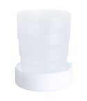 Medicup, foldable cup, white, AP721200-01