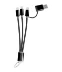 Rashort, USB kabel za punjenje s prstenom za ključeve, crno, AP722111-10