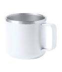Tendust, stainless steel mug, white, AP722182-01