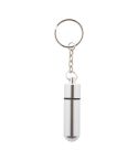 Carrypill, keyring pillbox, silver, AP731723