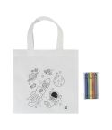 Spacolo, RPET colouring shopping bag, white, AP800299