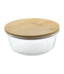 Ruttata, lunch box in vetro, trasparente / naturale, AP800446