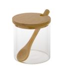Lanai, glass spice holder, transparent / natural, AP800464