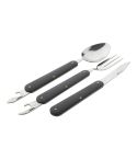 Platoon, Camping-Besteck-Set, Schwarz, AP806656