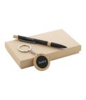 Specuset, pen and keyring set, black, AP808182