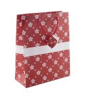 Palokorpi L, Christmas gift bag, large, red / white, AP808763