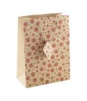 Majamaki S, kleine Weihnachts-Geschenktasche, natürlich / rot, AP808767