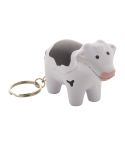 Milky, antistress keyring, white / black, AP810392