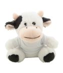 Remoo, mucca in peluche RPET, bianco, AP844055