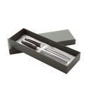 Station, pen set, silver / black, AP852011