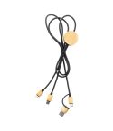 Cobbel, USB polnilec kabel, naravna / črna, AP864069