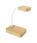 VoltGlow, kabellose Ladetischlampe, Natur / Weiß, AP864145