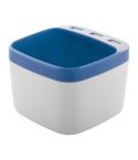 Warger, držač za olovke s USB hubom, plava / bijela, AP897007-06