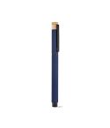 Thoreau Rollerball Pen rAluminium. Blue 0.6km Dokumental® Gel Ink, APN079