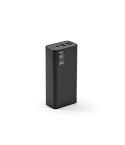 Hertz Powerbank rABS 30000mAh. Display LED. 22.5W ricarica laptop, nero, APW006-103