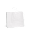 Borsa Etna XL White FSC® Kraft. 100gsm. Prodotto in Portogallo, bianco, ASB018-106