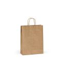 Borsa Vesuvio M Marrone riciclata FSC® Kraft. 115gsm. Prodotto in Portogallo, naturale, ASB020-160