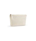 Cairo M. Toiletry Bag 2.1L 320 gsm rCotton with zipper, Natural, ATB009-150